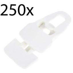 Holdon Midi Clip White 250pcs Pack