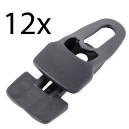 Holdon Midi Clip Black 12pcs Pack