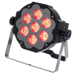 Varytec LED Pad7 7x10W 6in1 RGBWAUV BL
