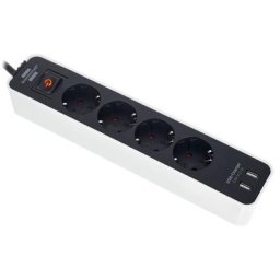 Brennenstuhl Ecolor Power Strip 4Way USB WH