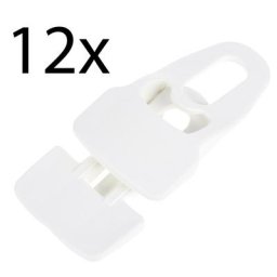 Holdon Midi Clip White 12pcs Pack