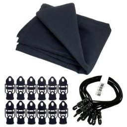 Stairville Euro Molton Set Black 2x3m