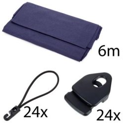 Stairville Molton Set Blue 6x3m