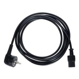 Stairville IEC Power Cable 3,0m BK angled