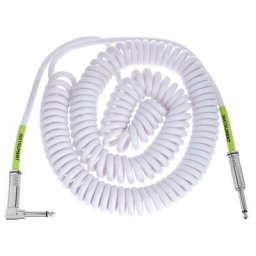 Ernie Ball Spiral Instrument Cable White