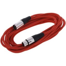 the sssnake SM6RD Mikrofon-Kabel rot