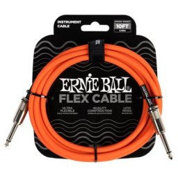 Ernie Ball Flex Cable 10ft Orange EB6416