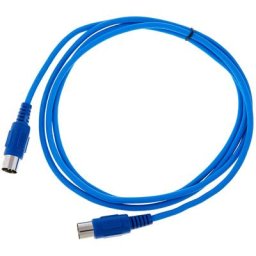 the sssnake SK366-3 MIDI Kabel blau