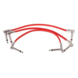 Ernie Ball Red Flat Ribbon Patch Cable 6