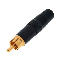 Neutrik NYS 373-0 Cinchstecker schwarz