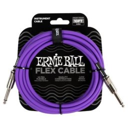Ernie Ball Flex Cable 10ft Purple EB6415