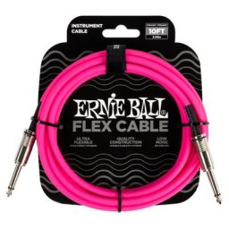 Ernie Ball Flex Cable 10ft Pink EB6413