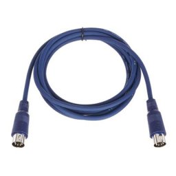 the sssnake SK366-2-BLU MIDI-Kabel blau