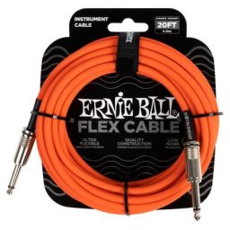 Ernie Ball Flex Cable 20ft Orange EB6421