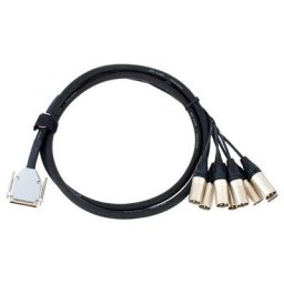 pro snake SUB-D 25pin-XLRM 2m
