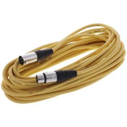 the sssnake SM10YE Mikrofon-Kabel gelb