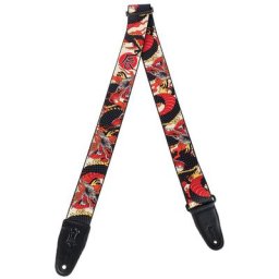Levys Poly Print Strap 2"" Dragon