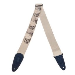 Levys Cotton Print Strap 2"" Skull