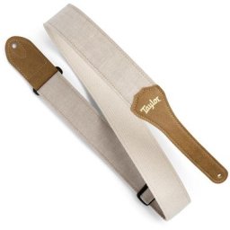 Taylor Vegan Guitar Strap Cotton WH