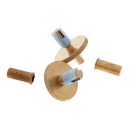 Petz Bass Bridge Screws Brass