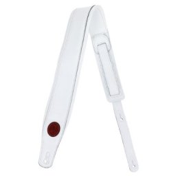 Levys Pad. Garm. Leather Strap 3"" WH