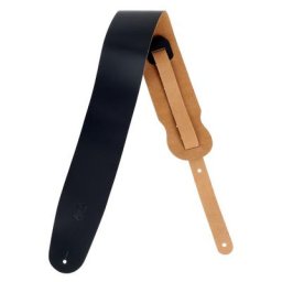 Levys Leather Strap 3,5"" BK