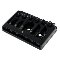 Schaller 1477 3D-6 Gitarrensteg zum Aufschrauben schwarz
