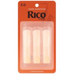 DAddario Woodwinds Rico Tenor Sax 3.0 - 3-Pack