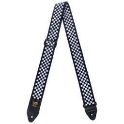 Ernie Ball E-Guitar Strap Black/White