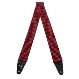 Fender Houndstooth Jacquard Strap Red