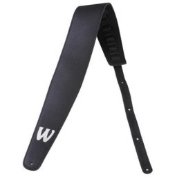 Warwick Syn.Leather Bass Strap Bl/SI