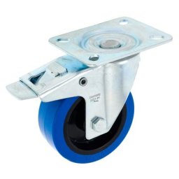 Millenium Lenkrolle gebremst MkII blau