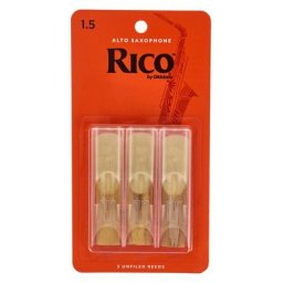 DAddario Woodwinds Rico Alto Sax 1.5 - 3-Pack