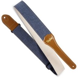 Taylor Vegan Guitar Strap Cotton Blue
