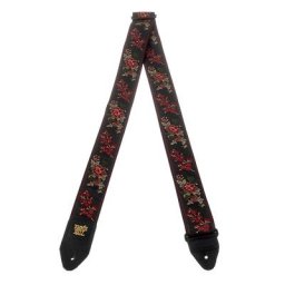 Ernie Ball E-Guitar Jacquard Black Rose