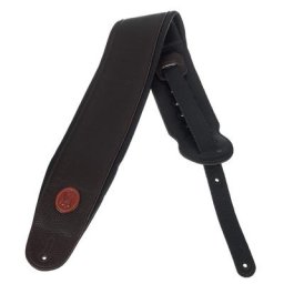 Levys Leather Bass Strap 4,5"" DBR