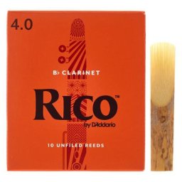 Daddario Woodwinds Rico Bb- Clarinet 4 Boehm
