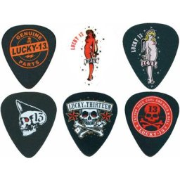 Dunlop Plektren Lucky II 13 Pack 0,73