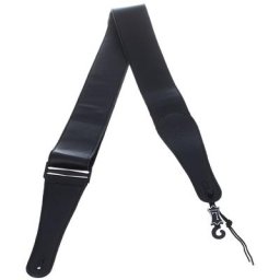 Levys Garment Leather Strap 3"" BK