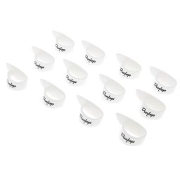 Dunlop Thumb Ring White Large 12 Set