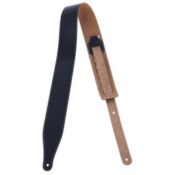 Levys CL Leather Strap 2,5"" BK
