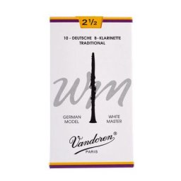 Vandoren White Master 2.5 Traditional Blatt für Klarinette