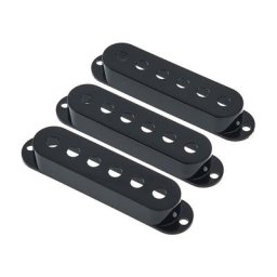 Fender Pickup-Kappen für Stratocaster black