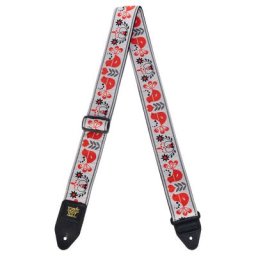 Ernie Ball E-Guitar Strap Red Bird Winter