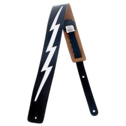 Levys DM2 Leather Strap 2,5"" BK