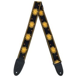 Levys Woven Jacquard Strap 2"" BK