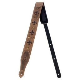 Minotaur Fleur de Lis Guitar Strap Sage