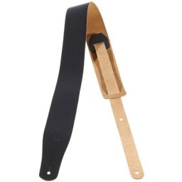 Levys 2,5"" Gitarren/Bassgurt Leder schwarz
