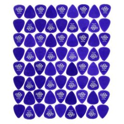 Dunlop Delrin 500 Pick 2,0 Plektrum Set mit 72 Stück