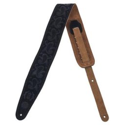 Levys Black Paisley Suede Strap 3